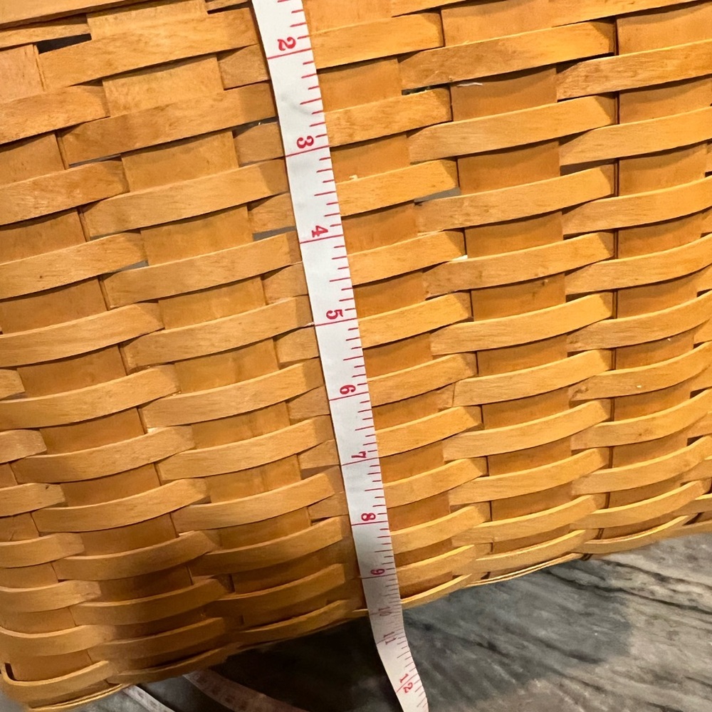Longaberger Book Keeper Basket with Liner - Picture 6 of 8